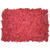 GloboStar® GloboStar® 78330 Συνθετικό Πάνελ Λουλουδιών - Κάθετος Κήπος Ορτανσία Σκούρο Κόκκινο Μ60 x Υ40 x Π5cm