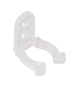 GloboStar® GloboStar® 70665 Πλαστική PVC Βάση Στήριξης για RGB Φωτοσωλήνα LED 360° Degree DC 230V 2 Pin Αδιάβροχος IP68