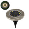 GloboStar® GloboStar® 71503 Αυτόνομο Ηλιακό Φωτιστικό Κήπου LED SMD 3W 170lm με Ενσωματωμένη Μπαταρία 600mAh - Φωτοβολταϊκό Πάνελ με Αισθητήρα Ημέρας-Νύχτας Αδιάβροχο IP65 Θερμό Λευκό 3000K