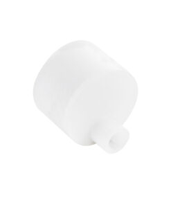 GloboStar® GloboStar® CON-NEONIO 90779 Τάπα Σιλικόνης Σύνδεσης & Τερματική για την NEONIO Digital Neon Flex LED 14.4W/m 12VDC με Π2 x Υ2cm - Διάφανη - Μ2.3 x Π2.2 x Υ2.2cm