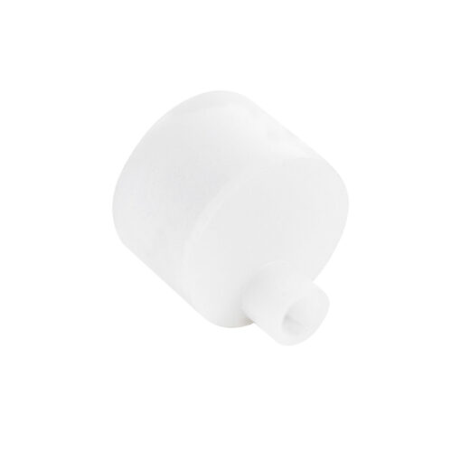 GloboStar® GloboStar® CON-NEONIO 90779 Τάπα Σιλικόνης Σύνδεσης & Τερματική για την NEONIO Digital Neon Flex LED 14.4W/m 12VDC με Π2 x Υ2cm - Διάφανη - Μ2.3 x Π2.2 x Υ2.2cm