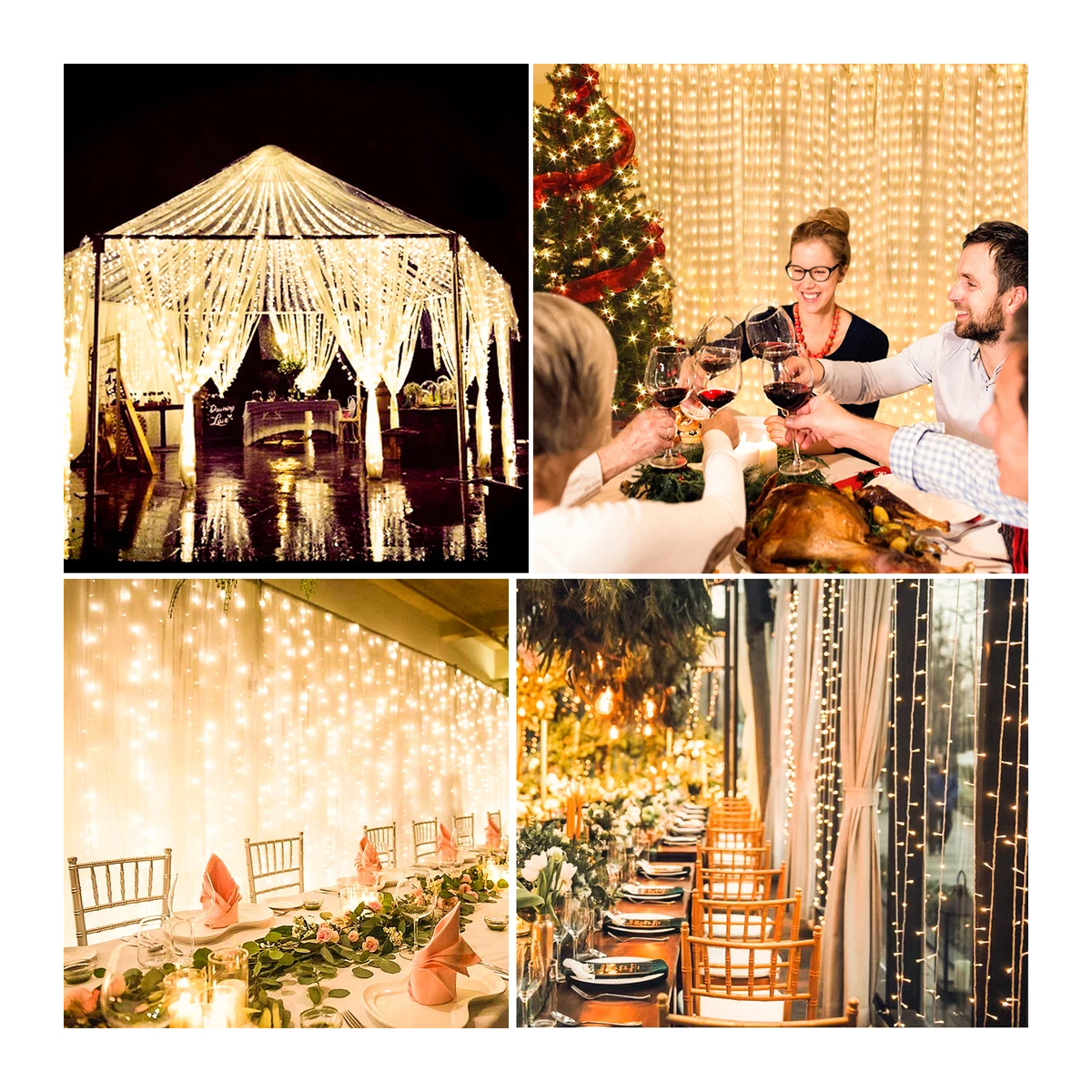 85830 Διακοσμητική Κουρτίνα 6 x 3 Μέτρα με Controller 8 Προγραμμάτων Εναλλαγών Φωτισμού - Επεκτεινόμενη 600 LED 6W AC 230V με Διάφανο Καλώδιο & Πρίζα Schuko Αδιάβροχη IP44 Θερμό Λευκό 3000K Μ6 x Υ3m 7 85830 Διακοσμητική Κουρτίνα 6 x 3 Μέτρα με Controller 8 Προγραμμάτων Εναλλαγών Φωτισμού - Επεκτεινόμενη 600 LED 6W AC 230V με Διάφανο Καλώδιο & Πρίζα Schuko Αδιάβροχη IP44 Θερμό Λευκό 3000K Μ6 x Υ3m - Image 6