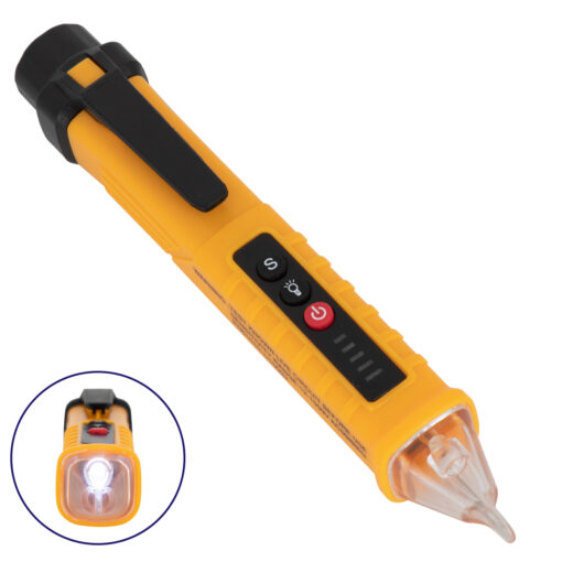 GloboStar® GloboStar 79981 Επαγγελματικός Ανιχνευτής τάσης ΑC Χωρίς Επαφή - Εργαλείο Ηλεκτρολόγου