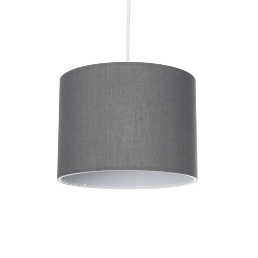 GloboStar® GLOBOSTAR® BLAZE 203-0108 Μοντέρνο Κρεμαστό Φωτιστικό Οροφής με Ντουί 1 x E27 AC 220-240V IP20 - Γκρι - Μ22 x Π22 x Υ20cm