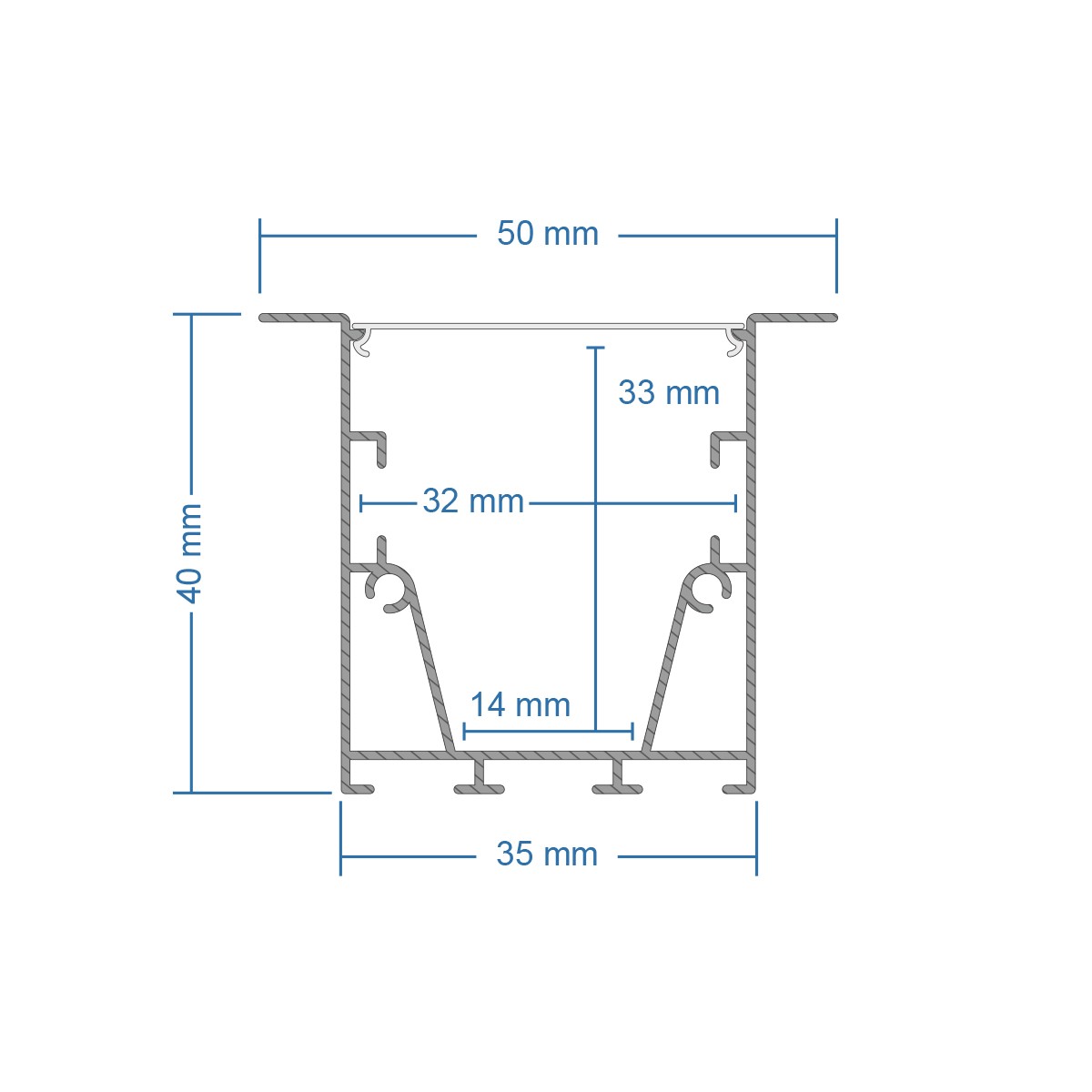 GLOBOSTAR® ALP-LINEAR RECESSA 61785-3M Χωνευτό Προφίλ Αλουμινίου με Λευκό Γαλακτερό Πατητό Κάλυμμα για Ταινίες LED IP20 - Λεικό Ματ - Μ300 x Π3.5 x Υ4cm 7 GLOBOSTAR® ALP-LINEAR RECESSA 61785-3M Χωνευτό Προφίλ Αλουμινίου με Λευκό Γαλακτερό Πατητό Κάλυμμα για Ταινίες LED IP20 - Λεικό Ματ - Μ300 x Π3.5 x Υ4cm - Image 6