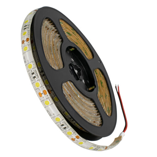 GloboStar® GLOBOSTAR® LUMAR 70120 Ταινία LED 14.4W/m 1584lm/m 120° DC 12V Αδιάβροχη IP65 60 x SMD5050 Chip/m Ψυχρό Λευκό 6000K Dimmable - Μ500 x Π1 x Υ0.2cm - Ρολό 5 Μέτρων - 5 Χρόνια Εγγύηση