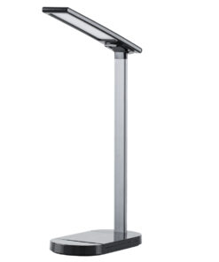 GloboStar® GloboStar® 76530 Επιτραπέζιο Φωτιστικό Πορτατίφ LED 5W 500lm 180° DC 5V IP20 CCT Θερμό Λευκό 2700K - Φυσικό Λευκό 4500K - Ψυχρό Λευκό 6000K Dimmable Μαύρο Αλουμίνιο - Μ25 x Π10.5 x Υ35.5cm - 2 Xρόνια Εγγύηση