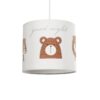 GloboStar® GLOBOSTAR® BEAR 204-0021 Παιδικό Κρεμαστό Φωτιστικό Οροφής με Ντουί 1 x E27 AC 220-240V IP20 - Πολύχρωμο - Μ24 x Π24 x Υ23cm