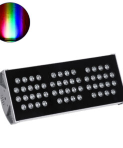 GloboStar® GloboStar® FLOOD-TENA 90224 Προβολέας Wall Washer για Φωτισμό Κτιρίων LED 108W 9180lm 10° DC 24V Αδιάβροχο IP65 Μ43.5 x Π15.5 x Υ18cm RGBW DMX512 - Ασημί - 3 Years Warranty