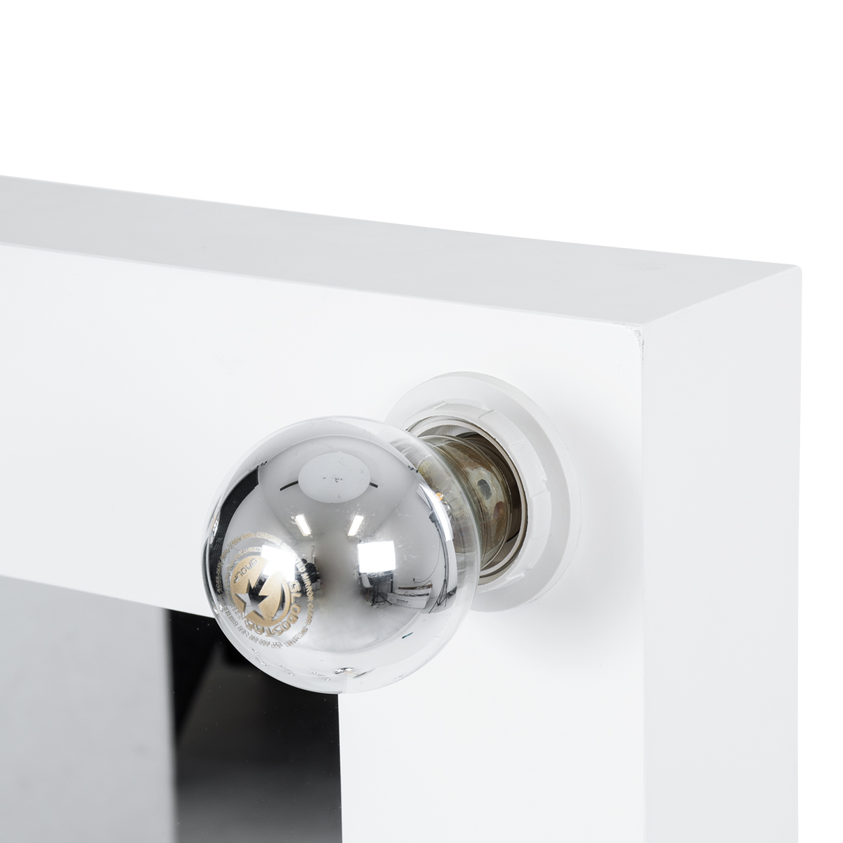 GloboStar® MAKEUP MIRROR-160x80-4 Μοντέρνος Καθρέπτης Μακιγιάζ με Πλαίσιο Φυσικού Ξύλου με Διακόπτη On/Off 20 x E27 AC220-240V - Μ80 x Π7 x Υ160cm - Λευκή Λάκα 11 GloboStar® MAKEUP MIRROR-160x80-4 Μοντέρνος Καθρέπτης Μακιγιάζ με Πλαίσιο Φυσικού Ξύλου με Διακόπτη On/Off 20 x E27 AC220-240V - Μ80 x Π7 x Υ160cm - Λευκή Λάκα - Image 10