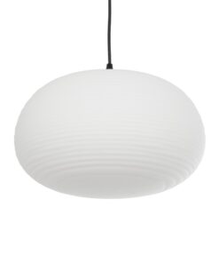 GloboStar® GLOBOSTAR® FREYA 00747 Μοντέρνο Κρεμαστό Φωτιστικό Οροφής με Ντουί 1 x E27 AC 220-240V IP20 - Λευκό & Ασημί - Μ34 x Π34 x Υ23cm