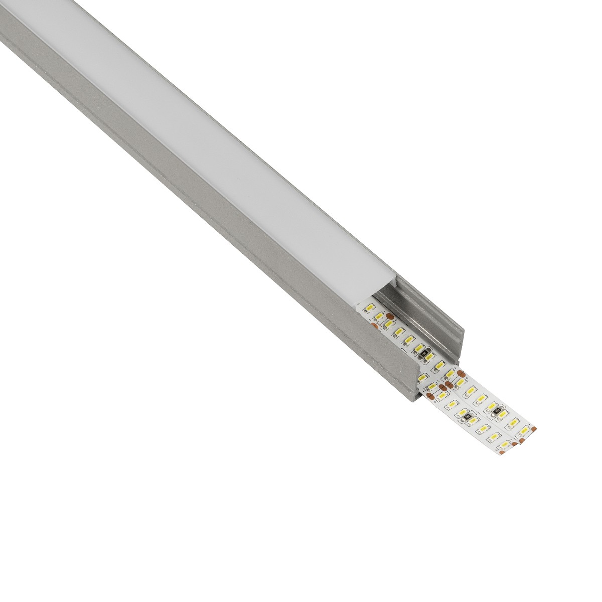 GLOBOSTAR® ALP-LINEAR GLOWTRACK 61798-3M Επιφανειακό Προφίλ Αλουμινίου με Λευκό Γαλακτερό Πατητό Κάλυμμα για Ταινίες LED IP20 - Γκρι Ανθρακί Ματ - Μ300 x Π2 x Υ2cm - Πακέτο 5 Τεμαχίων 2 GloboStar® GLOBOSTAR® ALP-LINEAR GLOWTRACK 61798-3M Επιφανειακό Προφίλ Αλουμινίου με Λευκό Γαλακτερό Πατητό Κάλυμμα για Ταινίες LED IP20 - Γκρι Ανθρακί Ματ - Μ300 x Π2 x Υ2cm - Πακέτο 5 Τεμαχίων