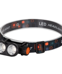 GloboStar® GloboStar® 79065 Φακός Κεφαλής Επαναφορτιζόμενος LED CREE XML2-T6 Chip 25 Watt 2500lm με 1 x 18650 Μπαταρία 3400mAh Θερμό Λευκό 3000K & Ψυχρό Λευκό 6000K