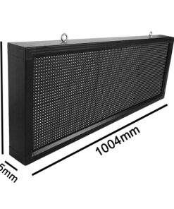 GLOBOSTAR®DISPLAY 90272 Κυλιόμενη Ψηφιακή Επιγραφή P10 Μονής Όψης LED AC 220-240V Αδιάβροχο IP54 Πράσινο - WiFi Control μέσω FK APP - Αισθητήρας Θερμοκρασίας & Υγρασίας - Μ104 x Π9 x Υ40cm - 2 Χρόνια Εγγύηση 11 a690ab 90275 4