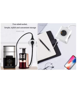 GloboStar® TRAVEL PowerCube PRO Certified 79645 Πολύπριζο 5 Θέσεων με 1.5m Kαλώδιο - 5 Πρίζες Ασφαλείας Childproof EU Schuko AC 220-240V Μ7.5 x Π11.5 x Υ7.5 - Λευκό με Κόκκινο - Max Load 3680W/16A 28 a6faeb 79646 14