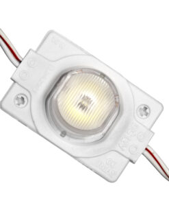 GloboStar® GLOBOSTAR® MODULICO 73708 Module LED 1.5W 180lm 120° DC 12V Αδιάβροχο IP65 1 x SMD3030 Chip Ψυχρό Λευκό 6000K Dimmable - Μ4 x Π3 x Υ1cm - Πακέτο 20 Τεμαχίων - 3 Χρόνια Εγγύηση