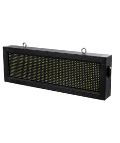GloboStar® GLOBOSTAR®DISPLAY 90306 Κυλιόμενη Ψηφιακή Επιγραφή 64x16cm P10 Μονής Όψης LED AC 220-240V Αδιάβροχο IP65 Ψυχρό Λευκό 6000K - WiFi Control μέσω FK APP - Αισθητήρας Θερμοκρασίας & Υγρασίας - Μ72 x Π9 x Υ24cm - 2 Χρόνια Εγγύηση