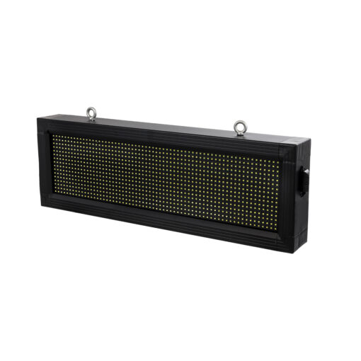 GloboStar® GLOBOSTAR®DISPLAY 90306 Κυλιόμενη Ψηφιακή Επιγραφή 64x16cm P10 Μονής Όψης LED AC 220-240V Αδιάβροχο IP65 Ψυχρό Λευκό 6000K - WiFi Control μέσω FK APP - Αισθητήρας Θερμοκρασίας & Υγρασίας - Μ72 x Π9 x Υ24cm - 2 Χρόνια Εγγύηση