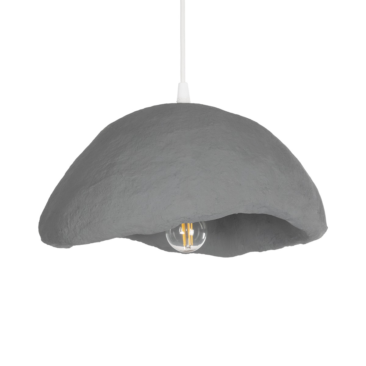 GLOBOSTAR® CONCRETE 201-0047 Μοντέρνο Κρεμαστό Φωτιστικό Οροφής με Ντουί 1 x E27 AC 220-240V IP20 - Γκρι - Μ31 x Π29 x Υ16cm 2 GloboStar® GLOBOSTAR® CONCRETE 201-0047 Μοντέρνο Κρεμαστό Φωτιστικό Οροφής με Ντουί 1 x E27 AC 220-240V IP20 - Γκρι - Μ31 x Π29 x Υ16cm