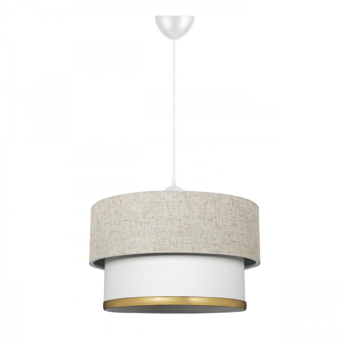 GLOBOSTAR® FOCUS 204-0100 Μοντέρνο Κρεμαστό Φωτιστικό Οροφής με Ντουί 1 x E27 AC 220-240V IP20 - Λευκό & Μπεζ - Μ30 x Π30 x Υ23cm 2 GloboStar® GLOBOSTAR® FOCUS 204-0100 Μοντέρνο Κρεμαστό Φωτιστικό Οροφής με Ντουί 1 x E27 AC 220-240V IP20 - Λευκό & Μπεζ - Μ30 x Π30 x Υ23cm