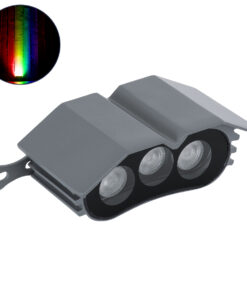 GloboStar® GLOBOSTAR® TREELIGHT-ZINA S-90982 Κυρτή Μπάρα Φωτισμού Wall Washer για Φυτά - Δέντρα LED 3W 255lm 30° DC 24V Αδιάβροχο IP65 RGBW Dimmable - Γκρι Ανθρακί - Μ11 x Π6.5 x Υ5cm - 3 Χρόνια Εγγύηση