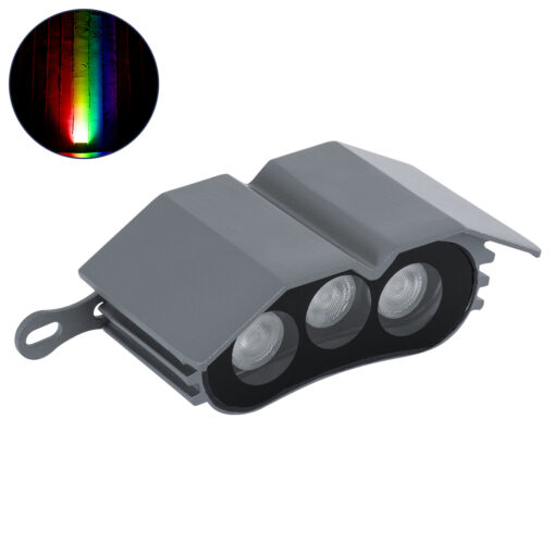 GloboStar® GLOBOSTAR® TREELIGHT-ZINA S-90982 Κυρτή Μπάρα Φωτισμού Wall Washer για Φυτά - Δέντρα LED 3W 255lm 30° DC 24V Αδιάβροχο IP65 RGBW Dimmable - Γκρι Ανθρακί - Μ11 x Π6.5 x Υ5cm - 3 Χρόνια Εγγύηση