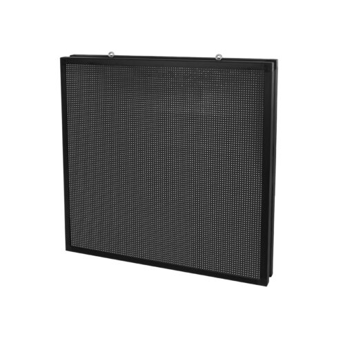 GloboStar® GLOBOSTAR®DISPLAY 90344 Κυλιόμενη Ψηφιακή Επιγραφή P10 Διπλής Όψης LED AC 220-240V Αδιάβροχο IP65 Πορτοκαλί - WiFi Control μέσω FK APP - Αισθητήρας Θερμοκρασίας & Υγρασίας - Μ104 x Π12 x Υ104cm - 2 Χρόνια Εγγύηση