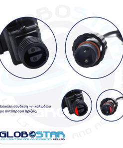 GloboStar® 75598 Προβολάκι Κήπου Καρφωτό - Δαπέδου Laser 30W 60° AC 230V Αδιάβροχο IP67 με Ασύρματο Χειριστήριο RF 2.4Ghz Πράσινο - Κόκκινο 18 application 75599 7