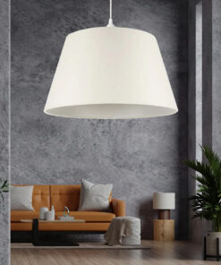 Alternative view of GLOBOSTAR® TRIANGLE 204-0089 Μοντέρνο Κρεμαστό Φωτιστικό Οροφής με Ντουί 1 x E27 AC 220-240V IP20 - Λευκό - Μ37 x Π37 x Υ25cm