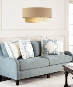 Alternative view of GLOBOSTAR® BIGGIE 204-0096 Μοντέρνο Κρεμαστό Φωτιστικό Οροφής με Ντουί 1 x E27 AC 220-240V IP20 - Μπεζ - Μ30 x Π30 x Υ16cm