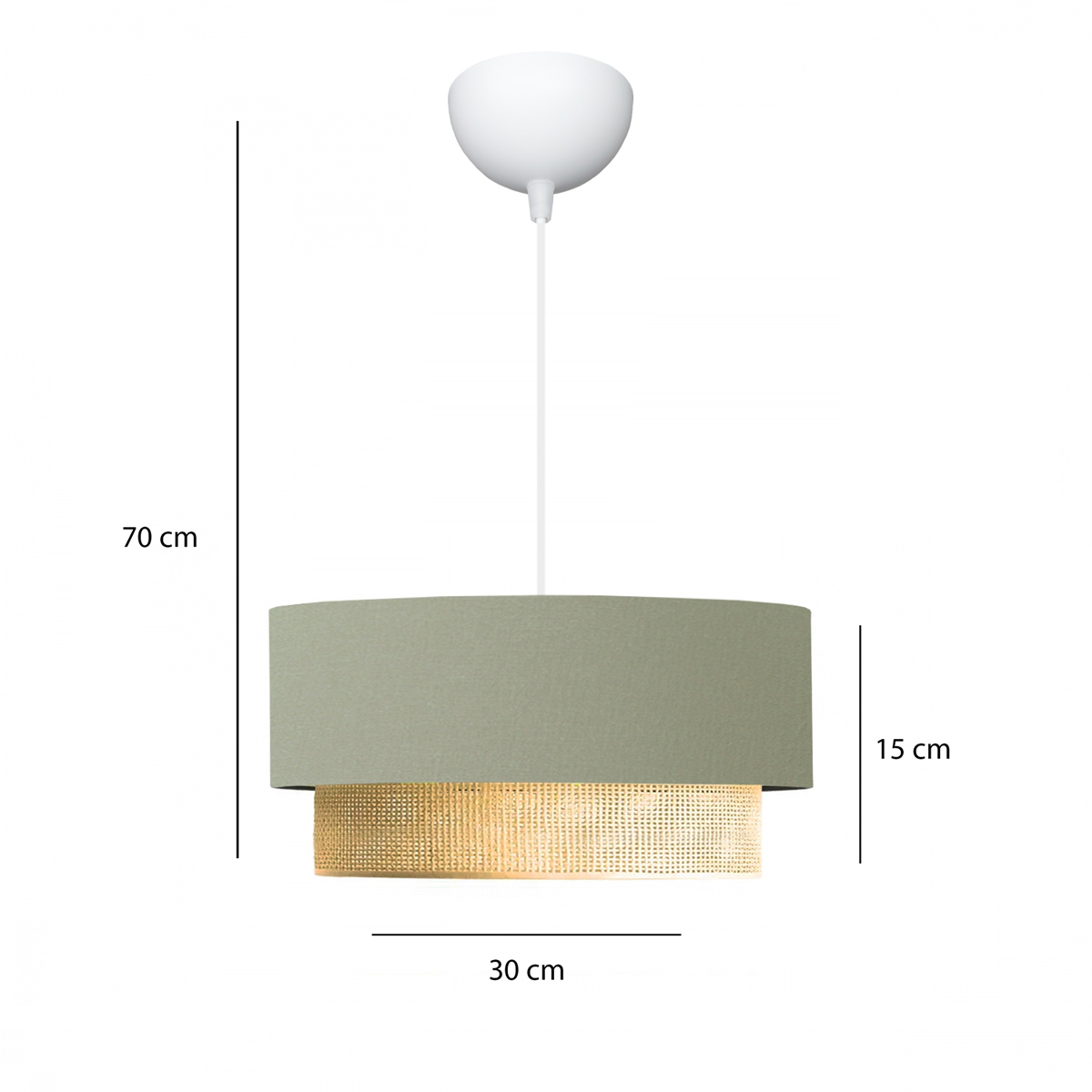 GLOBOSTAR® BIGGIE 204-0097 Μοντέρνο Κρεμαστό Φωτιστικό Οροφής με Ντουί 1 x E27 AC 220-240V IP20 - Λαδί & Μπεζ - Μ30 x Π30 x Υ16cm 2 GloboStar® GLOBOSTAR® BIGGIE 204-0097 Μοντέρνο Κρεμαστό Φωτιστικό Οροφής με Ντουί 1 x E27 AC 220-240V IP20 - Λαδί & Μπεζ - Μ30 x Π30 x Υ16cm