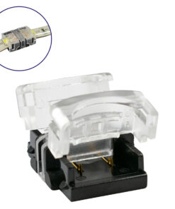 GloboStar® GloboStar® 70719 Αδιάβροχος Ταχυσύνδεσμος Ένωσης IP65 - Strip To Strip Connector για Ένωση 2 x Μονόχρωμες Αδιάβροχες Ταινίες LED Πλάτους 10mm