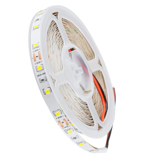 GloboStar® GLOBOSTAR® LILAC 70140 Ταινία LED 6W/m 660lm/m 120° DC 12V IP20 60 x SMD2835 Chip/m Ψυχρό Λευκό 6000K Dimmable - Μ500 x Π0.8 x Υ0.1cm - Ρολό 5 Μέτρων - 5 Χρόνια Εγγύηση