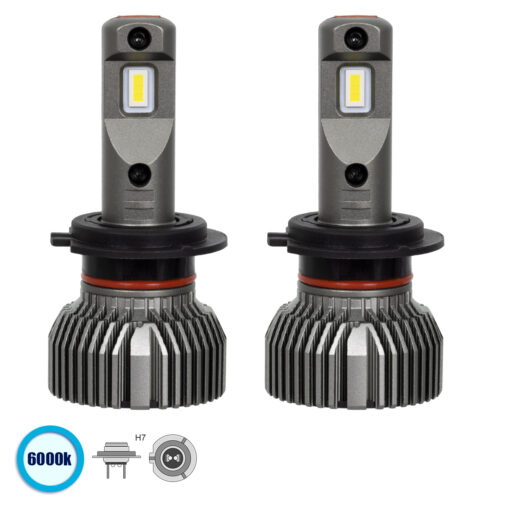 GloboStar® GloboStar® 85643 H7 E30 Line KIT Βασικού Φωτισμού Αυτοκινήτου & Φορτηγού 3nd Generation Can-Bus Series LED CREE CXB 100W 14000lm DC 9-32V Αδιάβροχο IP66 Ψυχρό Λευκό 6000K