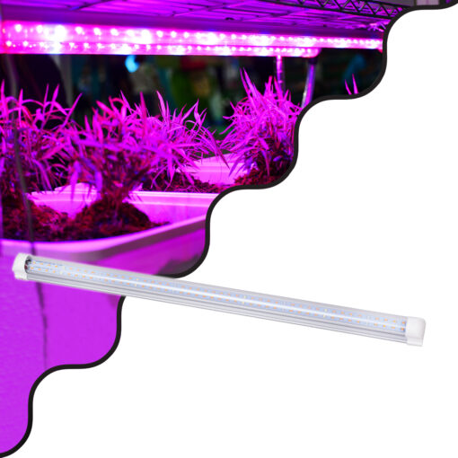 GloboStar® GloboStar® 85961 Linear Grow Light Full Spectrum LED Γραμμικό Φωτιστικό Ανάπτυξης Φυτών Θερμοκηπίου 60cm SMD 2835 40W 160° AC230V IP54 Εσωτερικού Χώρου για Κάλυψη Επιφάνειας 0.6m x 0.6m Πλήρους Φάσματος Φωτισμού