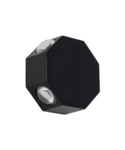 GloboStar® GLOBOSTAR® HIKARI 60687 Μοντέρνο Φωτιστικό Τοίχου - Απλίκα LED 8W 1000lm 30° AC 220-240V Αδιάβροχο IP65 Θερμό Λευκό 2700K - CREE XPE Chip & TÜV SÜD Driver - Μαύρο Ματ - Μ10 x Π4 x Υ10cm - 5 Χρόνια Εγγύηση