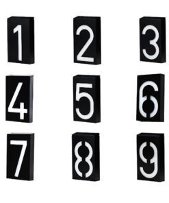 GloboStar® 71516 Αυτόνομο Ηλιακό Φωτιστικό LED SMD 1W 100lm με Ενσωματωμένη Μπαταρία 1000mAh - Φωτοβολταϊκό Πάνελ με Αισθητήρα Ημέρας-Νύχτας για Αρίθμηση Δρόμου με Αριθμό 6 Αδιάβροχο IP55 Ψυχρό Λευκό 6000K 28 b67631 71510 10