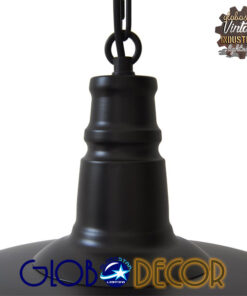 GLOBOSTAR® RAY 01048 Vintage Κρεμαστό Φωτιστικό Οροφής με Ντουί 1 x E27 AC 220-240V IP20 - Μαύρο - Μ46 x Π46 x Υ25cm 10 b6f6c4 01048