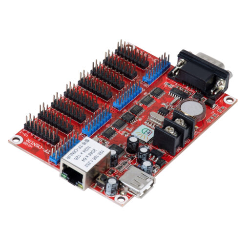 GloboStar® GloboStar® TF-C6NUR 90386 LED Receiving Card 8 x HUB75 - Κάρτα Καναλιών για Ψηφιακές Οθόνες LED Video Wall Single Color W2048 x H64 & W1024 x H128 - Double Color W1024 x H64 - W512 x H128 - Gigabit Network Linkable - DC 3.5~6V - IP20 Μ11.7 x Π7.8 x Υ1.6cm