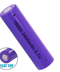 GloboStar® GloboStar® 79097 Επαναφορτιζόμενη Μπαταρία Λιθίου 18650 FLAT PIN 3400mAh Li-ion 3.7V 12.6Wh