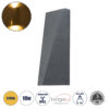 GloboStar® GloboStar® TRIANDE 60552 Φωτιστικό Τοίχου - Απλίκα Αρχιτεκτονικού Φωτισμού Εσωτερικού/Εξωτερικού Χώρου Up & Down LED 10W 1150lm 5° & 60° AC 220-240V Αδιάβροχο IP65 Μ8.5 x Π8.5 x Υ20cm - Θερμό Λευκό 2700K - Γκρι Ανθρακί - Bridgelux Chip - 3 Χρόνια Εγγύηση