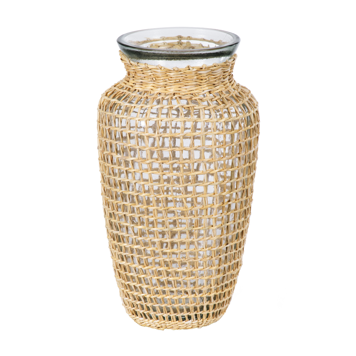 GloboStar® MANDY 35621 Διακοσμητικό Βάζο Γυάλινο Διάφανο με Μπαμπού Φ11.5 x Υ21cm 3 GloboStar® GloboStar® MANDY 35621 Διακοσμητικό Βάζο Γυάλινο Διάφανο με Μπαμπού Φ11.5 x Υ21cm