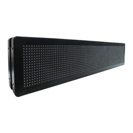 GloboStar® GLOBOSTAR®DISPLAY 90303 Κυλιόμενη Ψηφιακή Επιγραφή P10 Διπλής Όψης LED AC 220-240V Αδιάβροχο IP65 Μπλε - WiFi Control μέσω FK APP - Αισθητήρας Θερμοκρασίας & Υγρασίας - Μ104 x Π12 x Υ20cm - 2 Χρόνια Εγγύηση