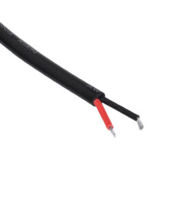 GloboStar® 70749 Καλώδιο Τροφοδοσίας DC 2 Μέτρων από Jack Male 2.1x5.5mm σε 2 x 0.3mm Ατερμάτιστο Καλώδιο Μ200 x Π1.1cm Μαύρο 7 bc2494 70748 3