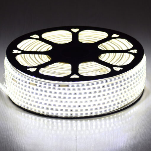 GloboStar® GLOBOSTAR® EPISLIM 70500 Ταινία LED 12W/m 1560lm/m 120° DC 220-240V Αδιάβροχη IP65 96 x SMD2835 Chip/m Ψυχρό Λευκό 6000K Dimmable - Μ100 x Π1 x Υ0.5cm - 3 Χρόνια Εγγύηση