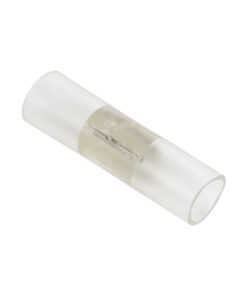 GloboStar® GloboStar® 70638 Σύνδεσμος Ι με Καρφάκια για Μονόχρωμη Ταινία Neon Flex 360° Degree 2 Pin - Μ6.5 x Π2 x Υ2cm