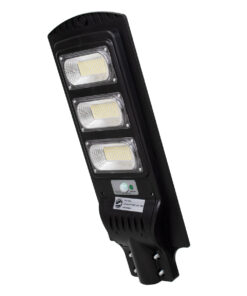 GloboStar® GloboStar® 71552 Αυτόνομο Ηλιακό Φωτιστικό Δρόμου Street Light LED SMD 150W 12000lm με Ενσωματωμένη Μπαταρία Li-ion 9000mAh - Φωτοβολταϊκό Πάνελ με Αισθητήρα Ημέρας-Νύχτας PIR Αισθητήρα Κίνησης Αδιάβροχο IP65 Ψυχρό Λευκό 6000K