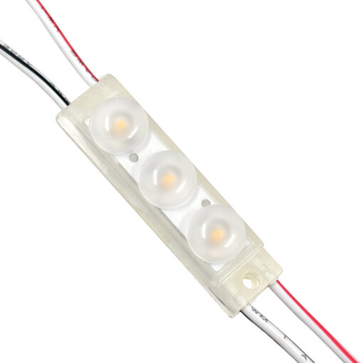 GloboStar® GloboStar® 73710 20 Τεμάχια x LED Modules 3 x SMD 3030 LUMILED LUXEON CHIP 1W 120lm DC 12V Αδιάβροχο IP67 Θερμό Λευκό 3000K