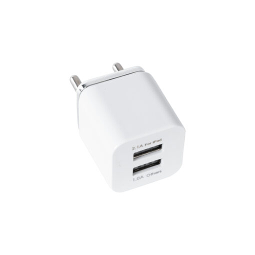 GloboStar® GloboStar® 79701 Φορτιστής Πρίζας Charger 1x Type-A USB Port 1.0 & 1x Type-A USB Port 2.1 For IPad DC 5V 3.1A Max 15W
