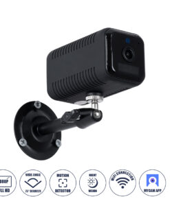 GloboStar® GloboStar® 86019 Επαναφορτιζόμενη Επιτραπέζια/Τοίχου IP Camera 1080P WiFi 75° Μοιρών - 6200mAh - Νυχτερινή Όραση με LED IR - Διπλή Κατέυθυνση Ομιλίας - Ανιχνευτή Κίνησης - Νυχτερινή Λήψη - Θέση SD Κάρτας Max 128GB - 25 Μέρες Stand By